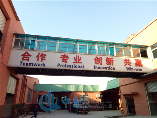 东莞站成鞋业厂区连廊天桥结构使用性能检查